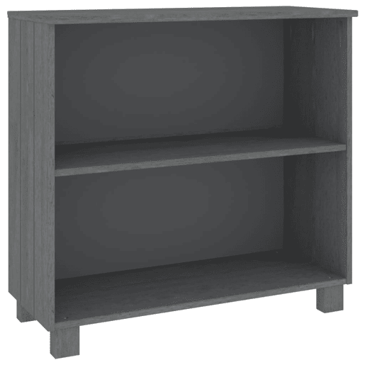 Aparador - Bufete - Móvei de apoio HAMAR 85x35x80 cm pinho maciço cinza-escuro pt4119