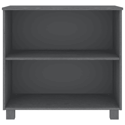 Aparador - Bufete - Móvei de apoio HAMAR 85x35x80 cm pinho maciço cinza-escuro pt4119
