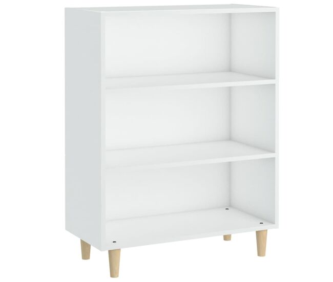 Aparador - mueble de almacenamiento de madera contrachapada blanco 69,5x32,5x90 cm es2500