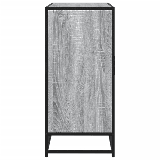 Aparador - Bufete - Móvei de apoio 92x35x76 cm derivados de madeira cinzento sonoma pt3481