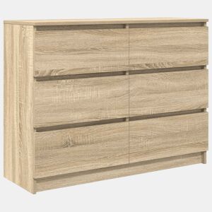 Aparador - Bufete - Móvei de apoio 100x35x76 cm derivados de madeira carvalho sonoma pt3022