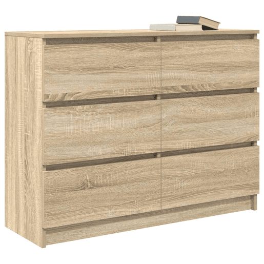 Aparador - Bufete - Móvei de apoio 100x35x76 cm derivados de madeira carvalho sonoma pt3022