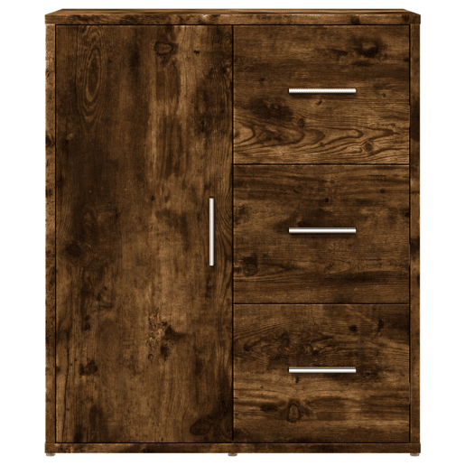 Aparadores - Bufetes - Móveis de apoio 2 pcs 60x31x70 cm derivados madeira carvalho fumado pt3120