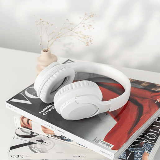 Moodix Auscultadores Bluetooth KO23NB1701W ANC branco USB