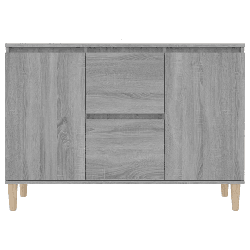 Aparador - Bufete - Móvei de apoio 101x35x70 cm derivados de madeira cinzento sonoma pt3395
