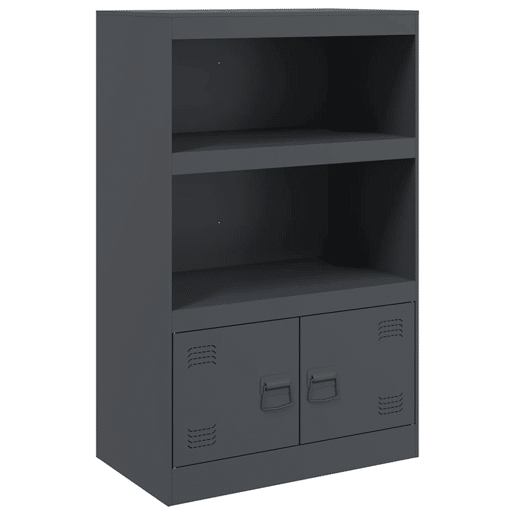 Aparador - Bufete - Móvei de apoio 67x39x107 cm aço antracite pt2197