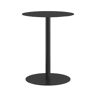 Mesa de apoio Nastätten interiorexterior redonda 50xØ40 cm Preto en.casa