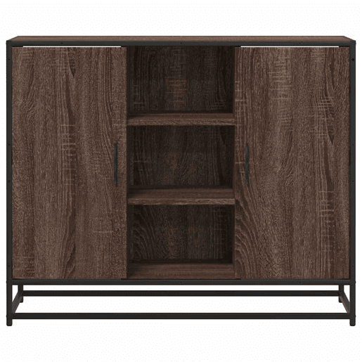 Aparador - Bufete - Móvei de apoio 92x35x76 cm derivados de madeira carvalho castanho pt3509