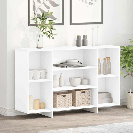 Aparador - Bufete - Móvei de apoio 120x30x75 cm derivados de madeira branco pt2452