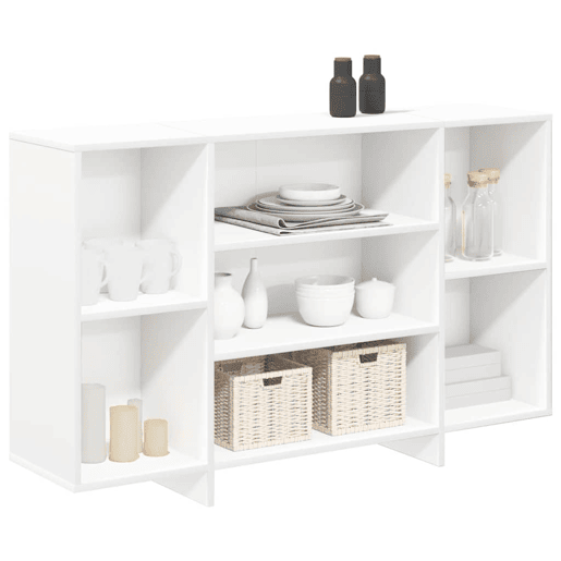 Aparador - Bufete - Móvei de apoio 120x30x75 cm derivados de madeira branco pt2452