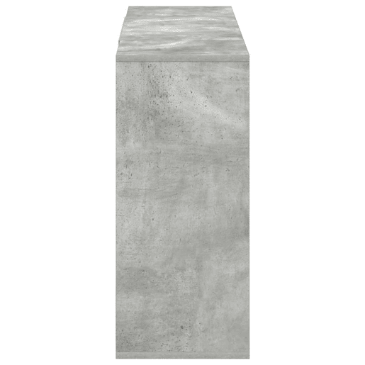 Aparador - Bufete - Móvei de apoio 120x30x75 cm derivados de madeira cinza cimento pt2645