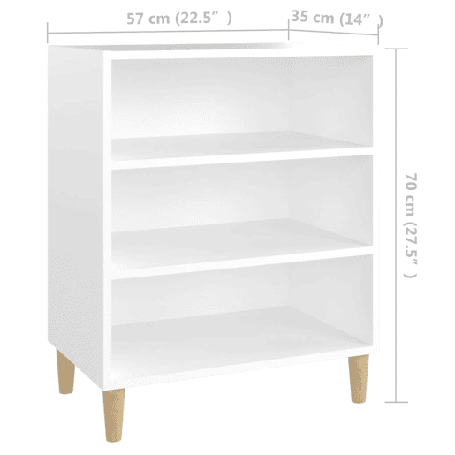 Aparador - Bufete - Móvei de apoio 57x35x70 cm contraplacado branco pt2465