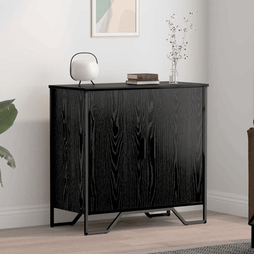 Bufete - Móvei de apoio Carvalho Preto 78 x 35 x 74.5 cm pt5015