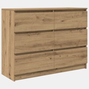 Aparador - Bufete - Móvei de apoio 100x35x76 cm derivados de madeira carvalho artisiano pt1632