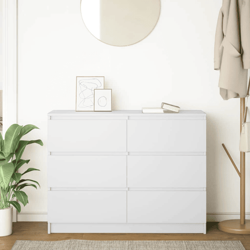 Aparador - Bufete - Móvei de apoio 100x35x76 cm derivados de madeira branco pt1653