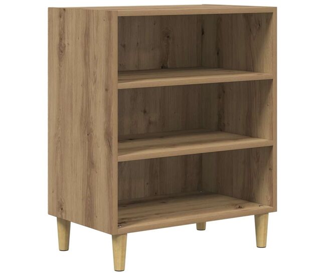 Aparador - mueble de almacenamiento de madera de ingeniería roble artisan 57x35x75 cm es3675