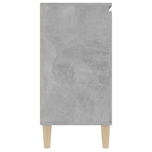 Aparador - Bufete - Móvei de apoio 101x35x70 cm derivados de madeira cinzento cimento pt4415