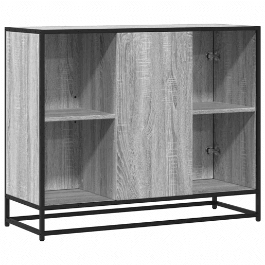 Aparador - Bufete - Móvei de apoio 92x35x76 cm derivados de madeira cinzento sonoma pt3482