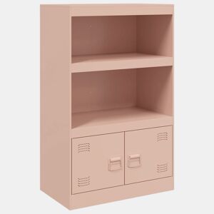 Aparador - Bufete - Móvei de apoio 67x39x107 cm aço rosa pt2367