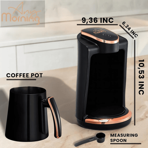 Cafeteira turca Any Morning 250ml inox auto desligamento 400W