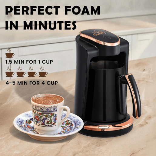 Cafeteira turca Any Morning 250ml inox auto desligamento 400W
