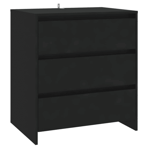 Aparador - Bufete - Móvei de apoio 70x41x75 cm derivados de madeira preto pt2976