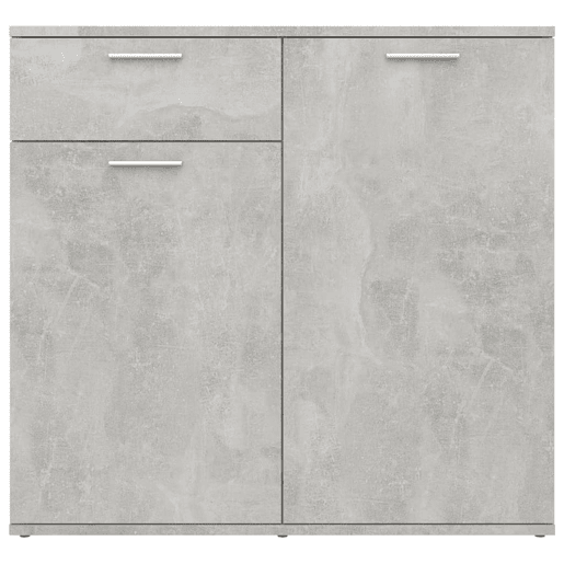 Aparador - Bufete - Móvei de apoio 80x36x75 cm derivados de madeira cinzento cimento pt2846