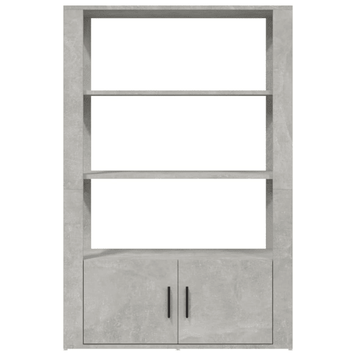 Aparador - Bufete - Móvei de apoio 80x30x119,5 cm derivados de madeira cinzento cimento pt2839