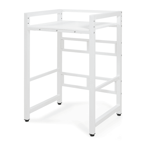 Prateleira para máquina de lavar Hökangend prateleira regulável em altura 105x73x63 cm branco en.casa Prateleira para máquina de lavar Hökangend prateleira regulável em altura 105x73x63 cm branco en.casa