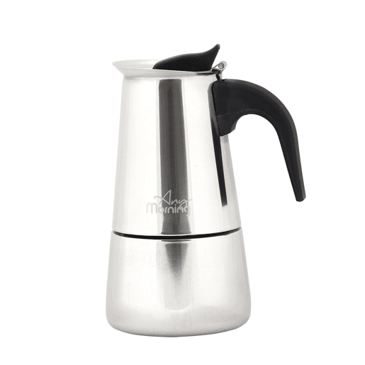 Cafeteira Moka Any Morning inox 300 ml indução 6 chávenas
