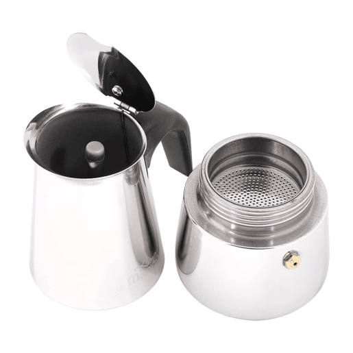 Cafeteira Moka Any Morning inox 300 ml indução 6 chávenas