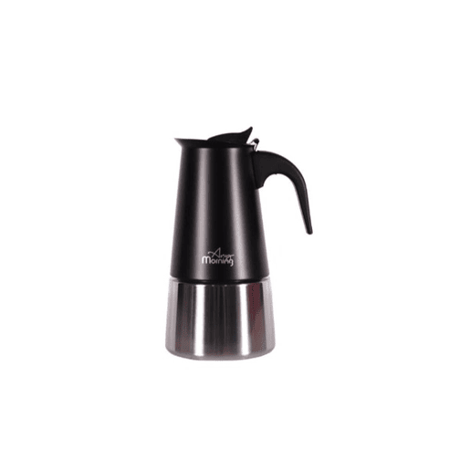 Cafeteira Espresso Any Morning inox 300 ml preta indução