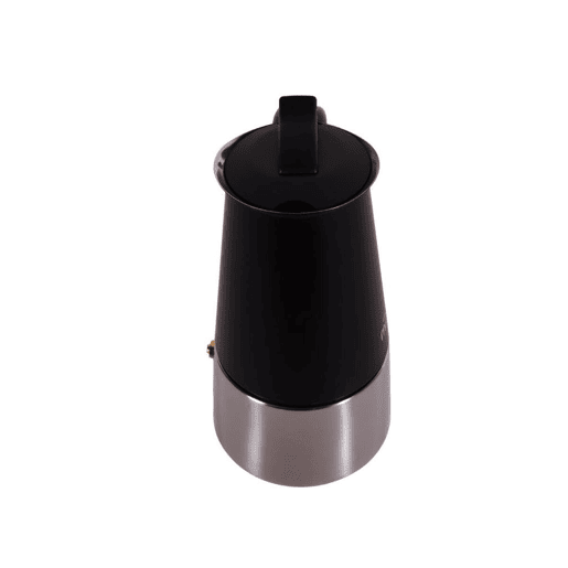 Cafeteira Espresso Any Morning inox 300 ml preta indução