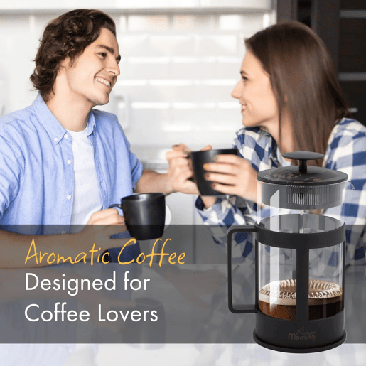 Any Morning Cafeteira Prensa Francesa inoxvidro 350 ml