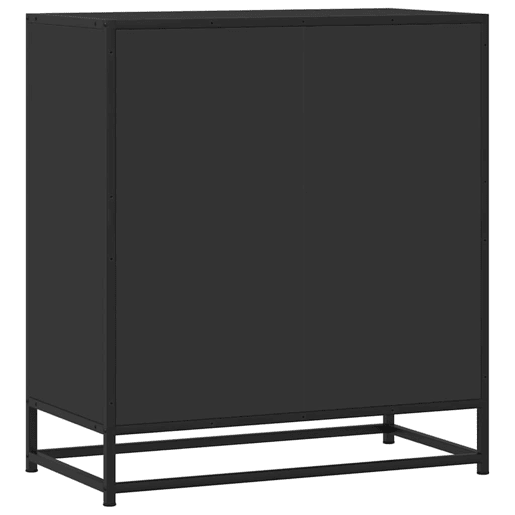 Aparador - Bufete - Móvei de apoio 68x35x76 cm derivados de madeirametal preto pt3809