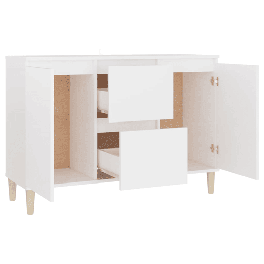 Aparador - Bufete - Móvei de apoio 101x35x70 cm derivados de madeira branco pt3139