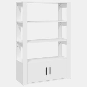 Aparador - Bufete - Móvei de apoio 80x30x119,5 cm derivados de madeira branco pt2520