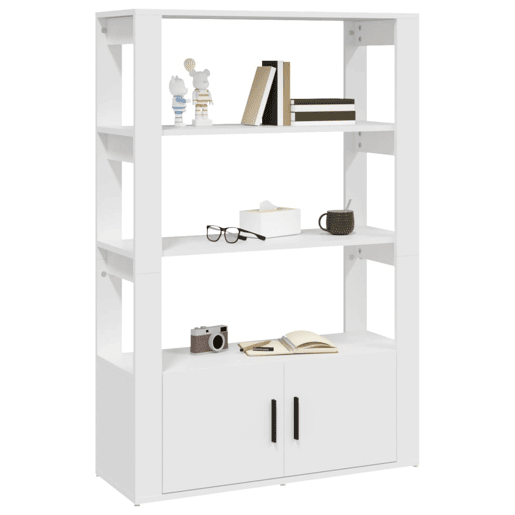 Aparador - Bufete - Móvei de apoio 80x30x119,5 cm derivados de madeira branco pt2520