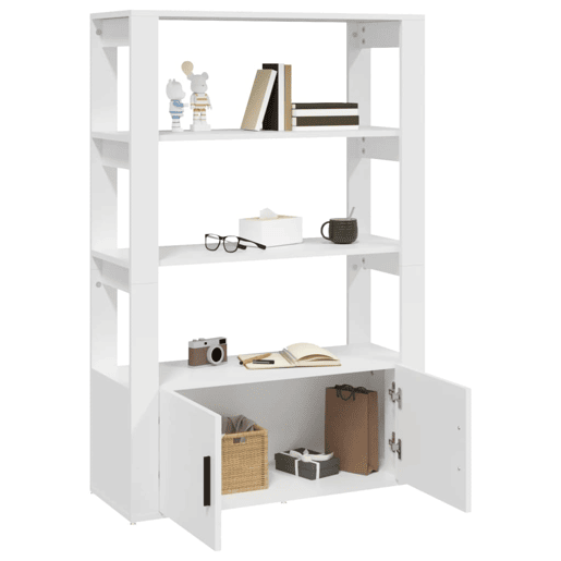 Aparador - Bufete - Móvei de apoio 80x30x119,5 cm derivados de madeira branco pt2520
