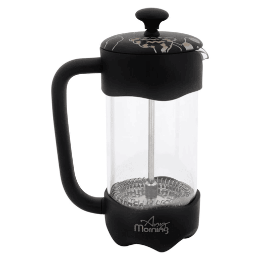 Cafeteira prensa francesa Any Morning 350ml inox e vidro borossilicato