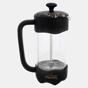 Cafeteira prensa francesa Any Morning 350ml inox e vidro borossilicato