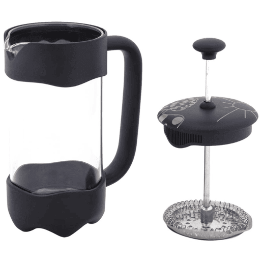 Cafeteira prensa francesa Any Morning 350ml inox e vidro borossilicato