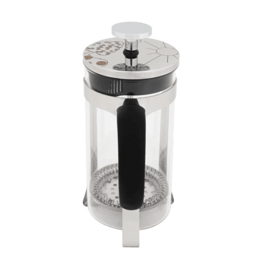 Cafeteira de Êmbolo Any Morning Espresso Preto Prateado 600 ml