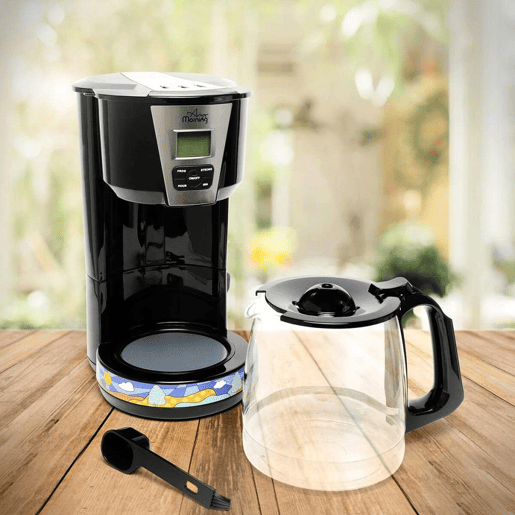 Any Morning Cafeteira Gotejamento 1.8L 15 Chávenas 1000W LCD Preto