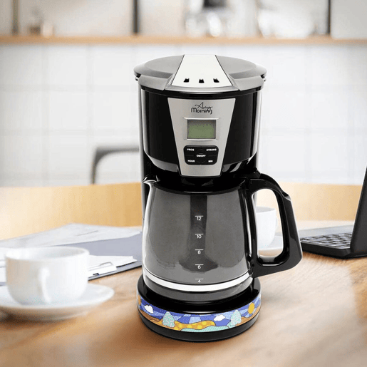 Any Morning Cafeteira Gotejamento 1.8L 15 Chávenas 1000W LCD Preto