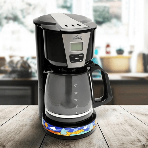 Any Morning Cafeteira Gotejamento 1.8L 15 Chávenas 1000W LCD Preto