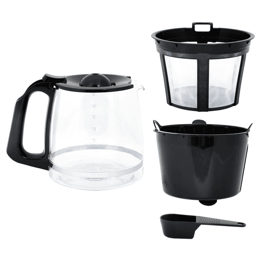 Any Morning Cafeteira Gotejamento 1.8L 15 Chávenas 1000W LCD Preto