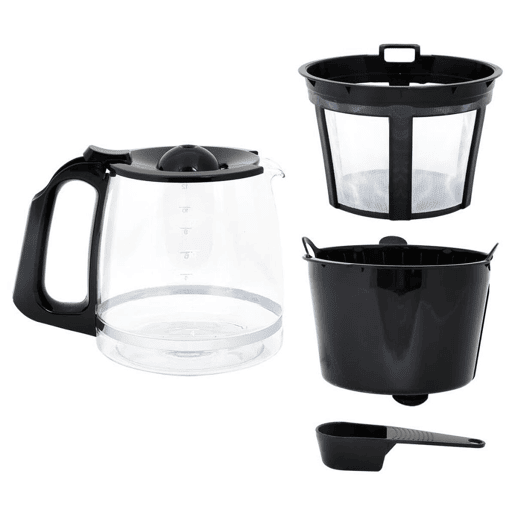 Any Morning Cafeteira Gotejamento 1.8L 15 Chávenas 1000W LCD Preto