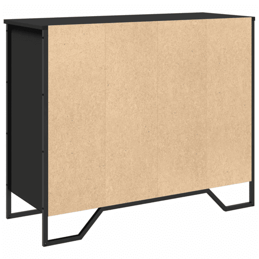 Aparador - Bufete - Móvei de apoio 91x35,5x74,5 cm derivados de madeira preto pt4509