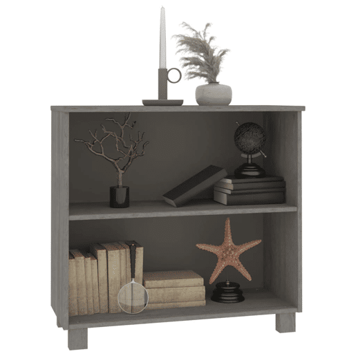 Aparador - Bufete - Móvei de apoio HAMAR 85x35x80 cm pinho maciço cinza-claro pt4114